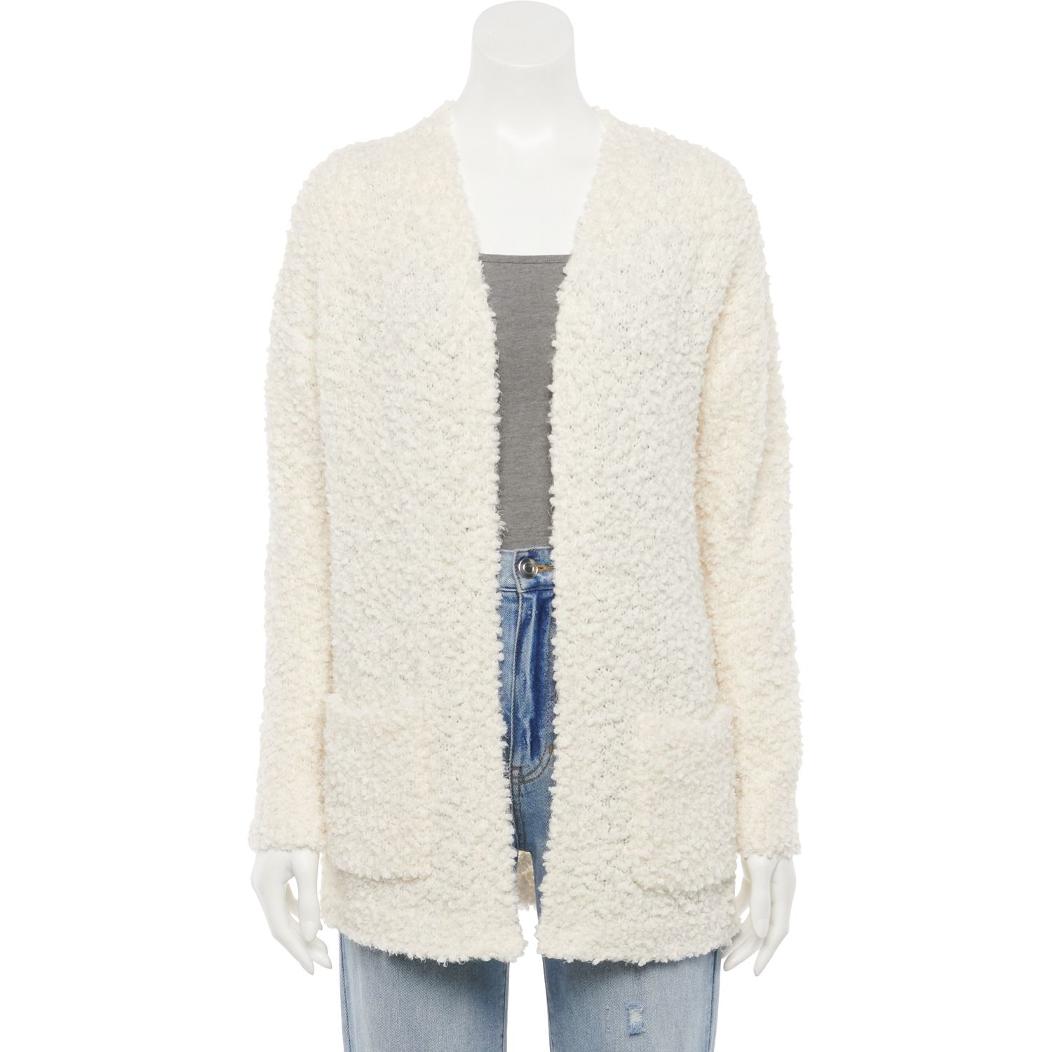 winter white cardigan sweater