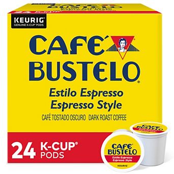 Café Bustelo® Espresso Style Coffee, Dark Roast K-Cup® Pods, 24 Count