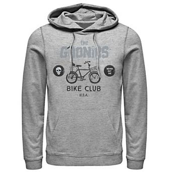 Men's The Goonies Bike Club Never Say Die Text Hoodie