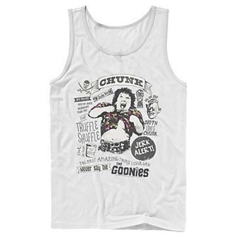 Men's The Goonies Chunk & Sloth Things Text Tank Top