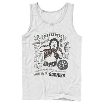 Men's The Goonies Chunk & Sloth Things Text Tank Top