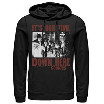 Men's The Goonies It's Our Time Down Here Text Hoodie