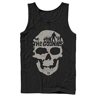 Men's The Goonies Skeleton Map Poster Tank Top