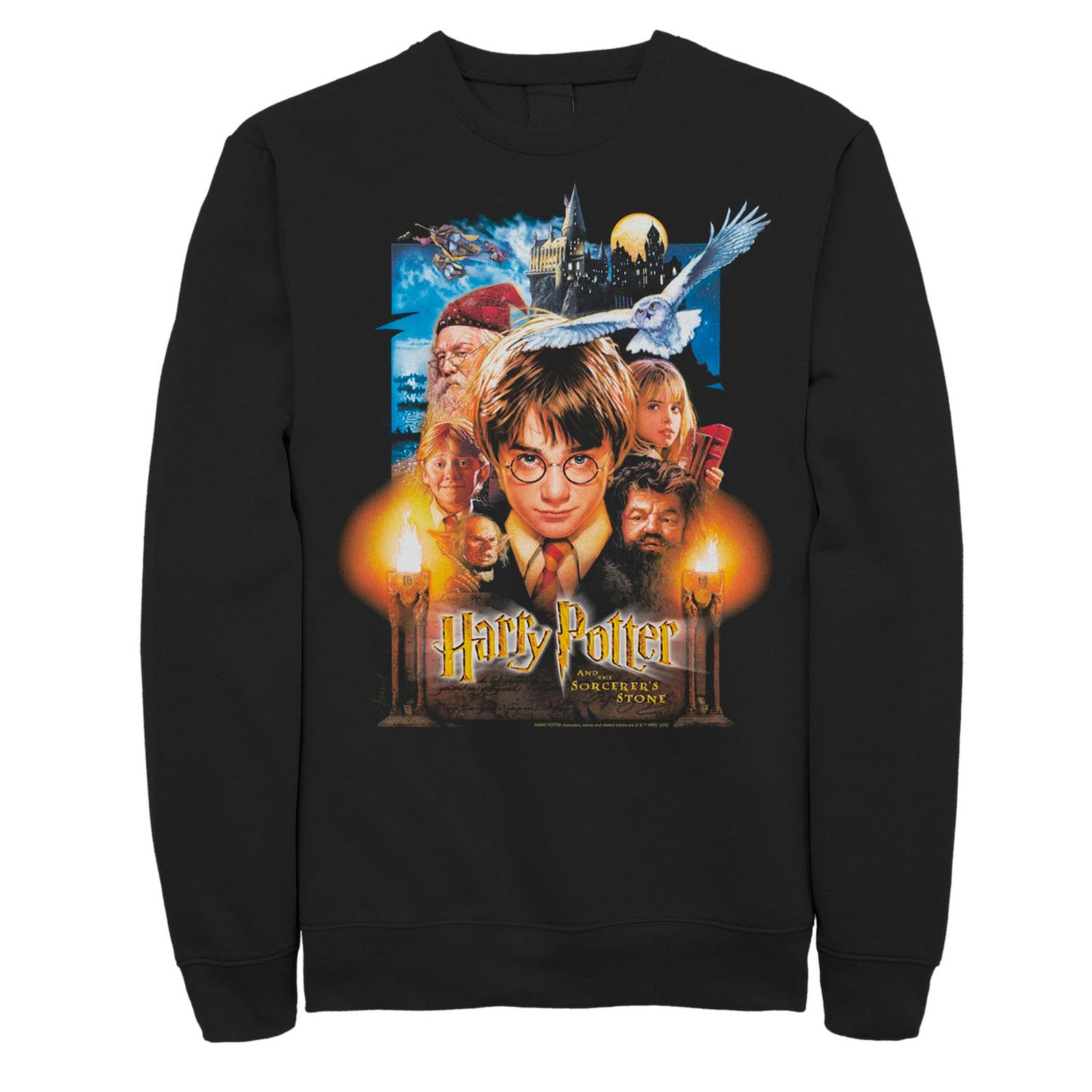 Image for Harry Potter Men's And The Sorcerer's Stone Poster Sweatshirt at Kohl's.