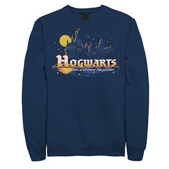 Men's Harry Potter Hogwarts Moon Portrait Sweatshirt