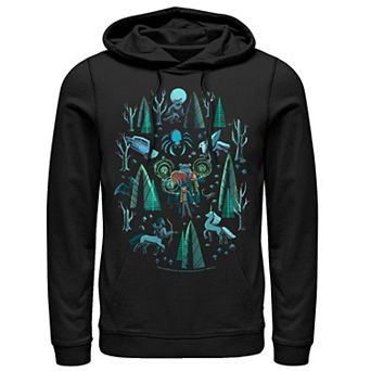 Men's Harry Potter Forbidden Forest Poster Hoodie