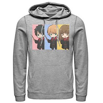 Men's Harry Potter Hermione Granger Ron Weasley Anime Panel Hoodie