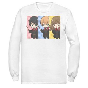 Men's Harry Potter Hermione Granger Ron Weasley Anime Panel Tee