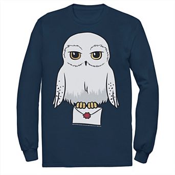 Men's Harry Potter Hedwig Cute Cartoon Portrait Tee