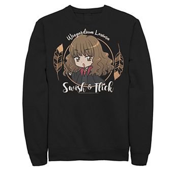 Men's Harry Potter Hermione Granger Swish And Flick Anime Portrait Sweatshirt