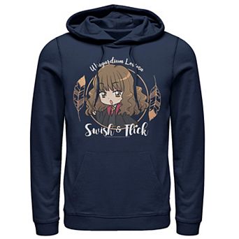 Men's Harry Potter Hermione Granger Swish And Flick Anime Portrait Hoodie