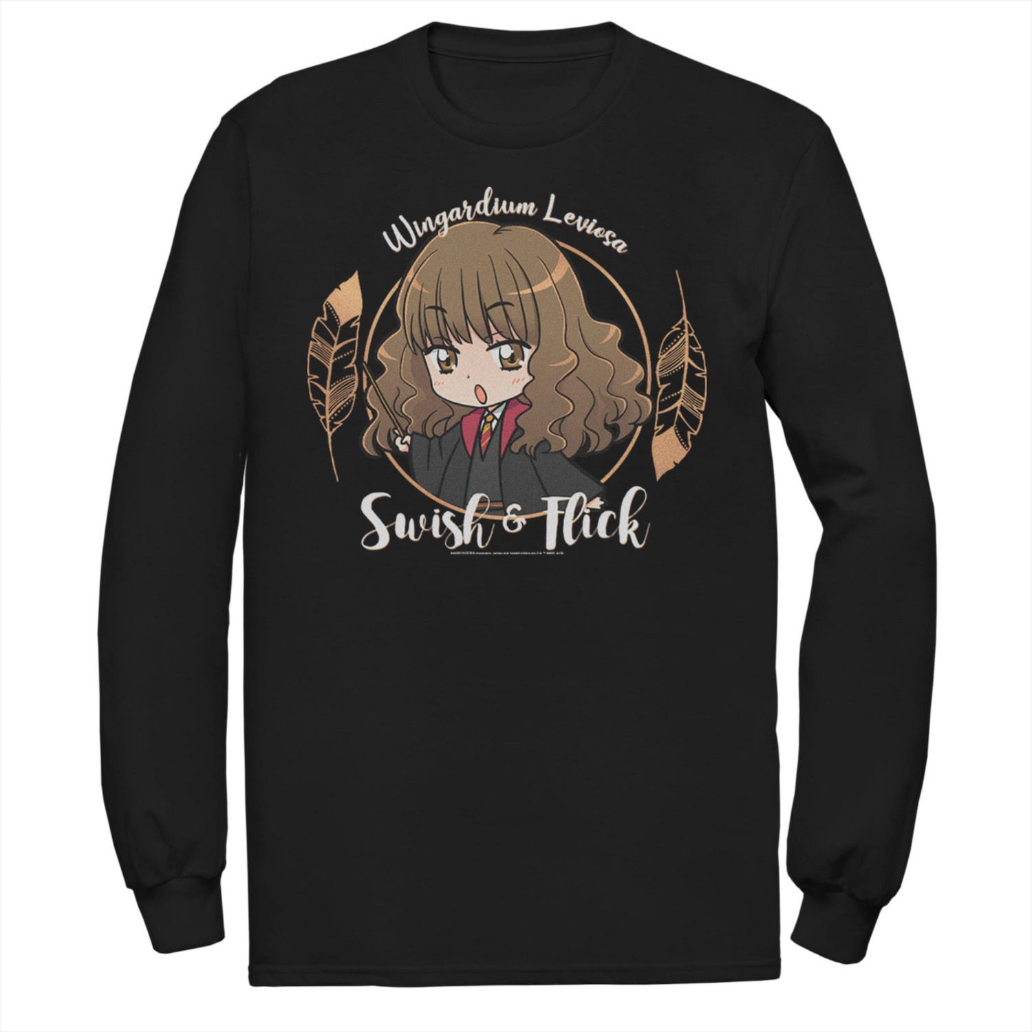 Image for Harry Potter Men's Hermione Granger Swish And Flick Anime Portrait Tee at Kohl's.