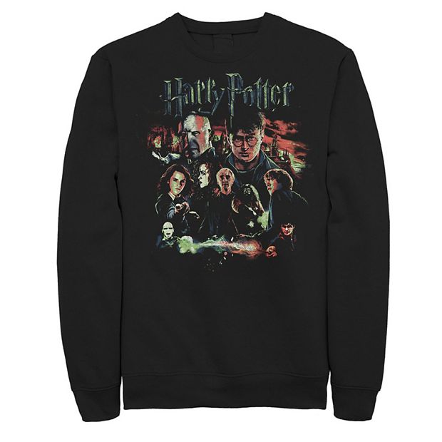 Men s Harry Potter Hogwarts Lineup Poster Sweatshirt