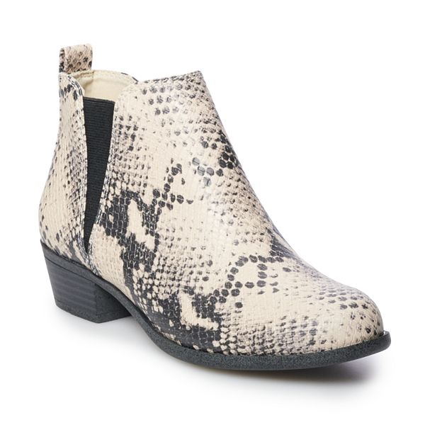 Kohls snakeskin outlet boots