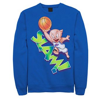 Men's Looney Tunes Space Jam Porky The Pig Slam Sweatshirt