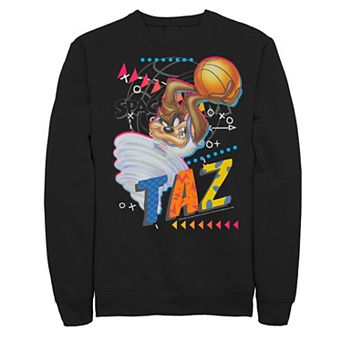 Men's Looney Tunes Space Jam Taz Basketball Portrait Sweatshirt