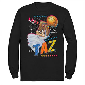 Men's Looney Tunes Space Jam Taz Basketball Portrait Tee