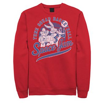 Men's Looney Tunes Space Jam Tune Squad Basketball Portrait Sweatshirt
