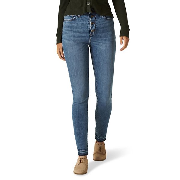 Women's Lee® Button-Fly Skinny Jeans