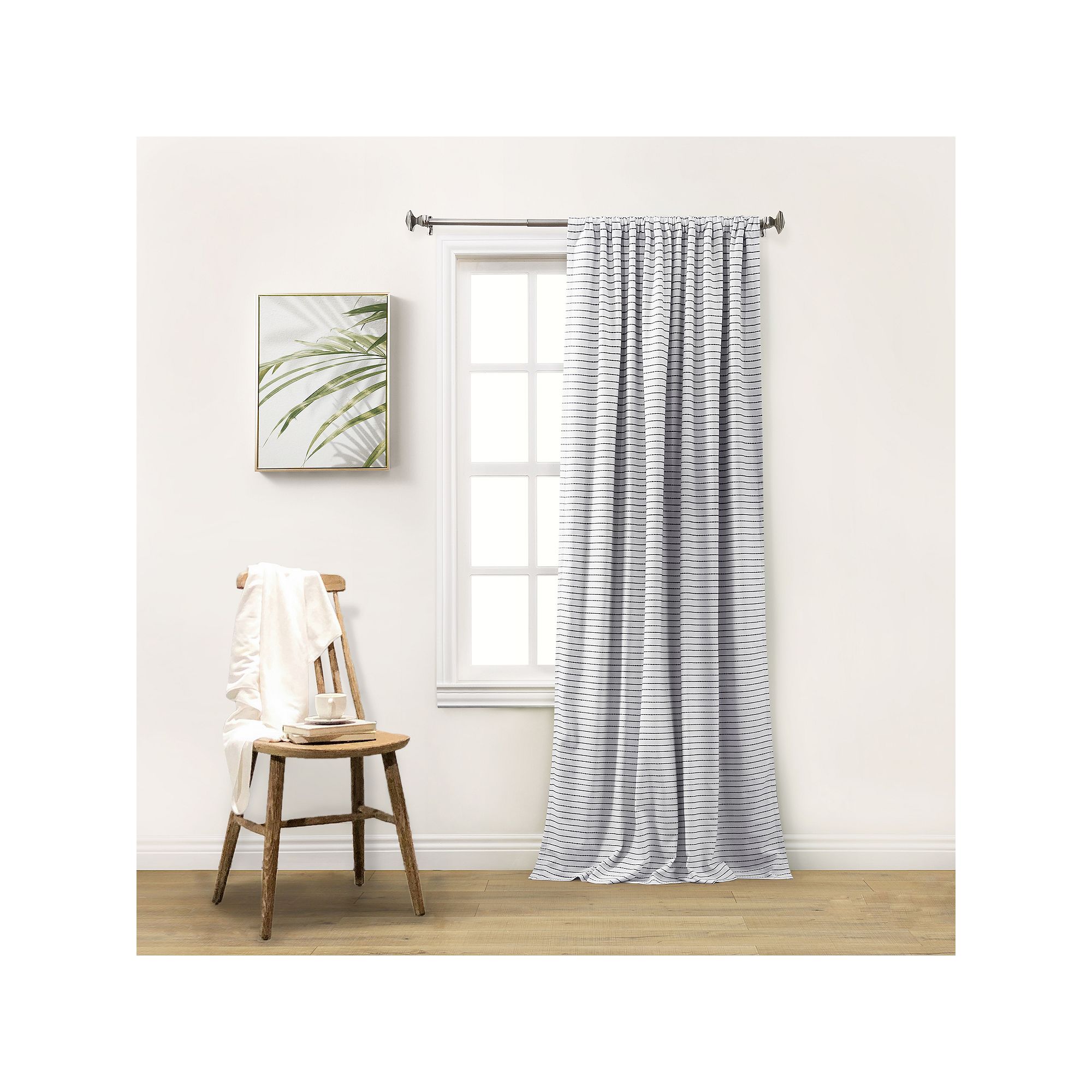 B. Smith Baldwin 1-panel Window Curtain, Blue