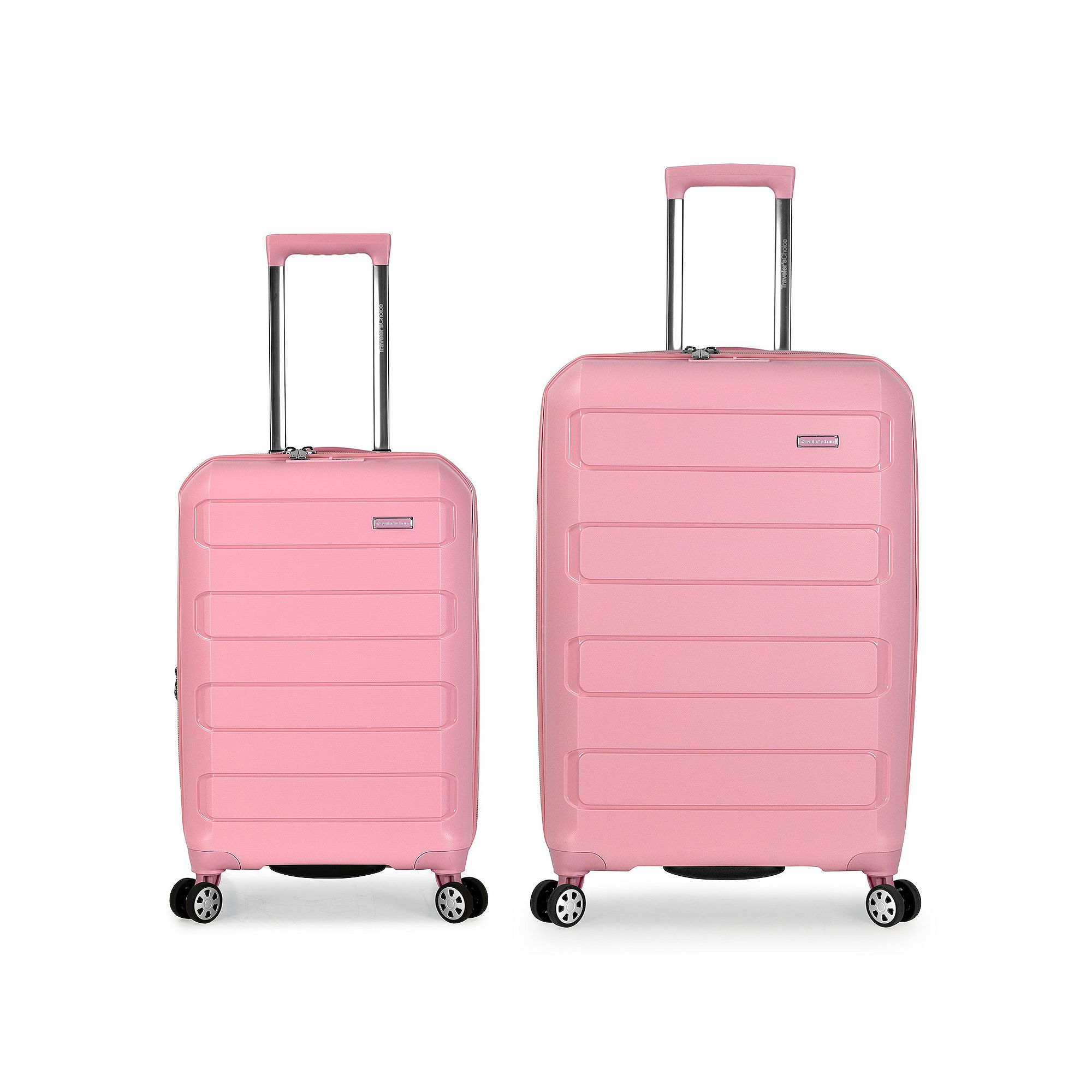 Travelers Choice Pagosa 2-Piece Hardshell Expandable Spinner Luggage Set, 