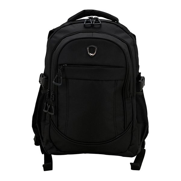 Traveler's Choice On the Go Laptop Backpack II with USB Port - Black