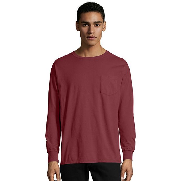 Hanes Men's Long Sleeve Comfort Soft T-Shirt : : Clothing, Shoes &  Accessories