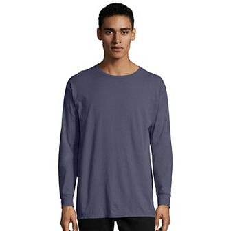 Men's Hanes® ComfortWash Long Sleeve Garment-Dyed Tee