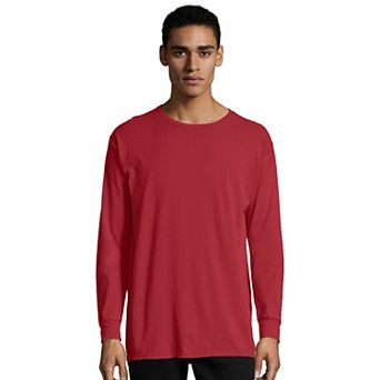 Men's Hanes® ComfortWash Long Sleeve Garment-Dyed Tee