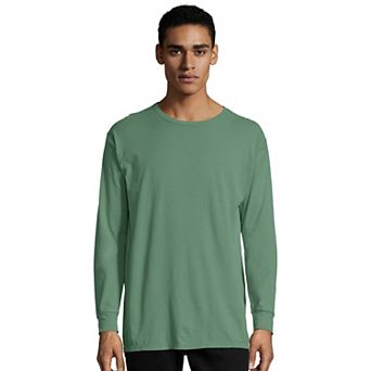 Men's Hanes® ComfortWash Long Sleeve Garment-Dyed Tee
