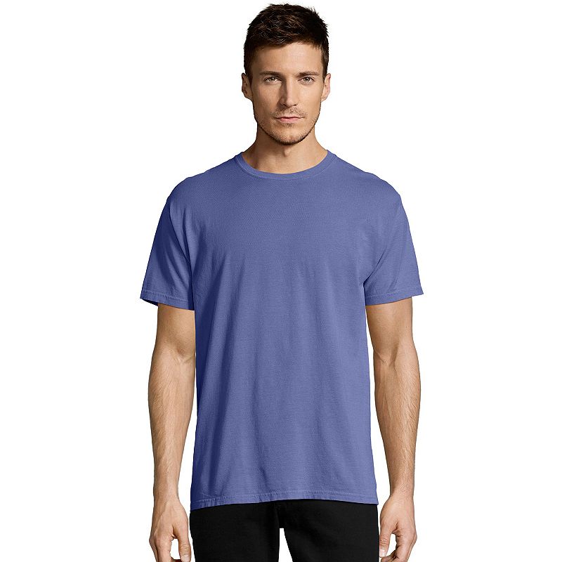 UPC 738994337115 product image for Men's Hanes® ComfortWash Garment-Dyed Tee, Size: Medium, Deep Forte Blue | upcitemdb.com