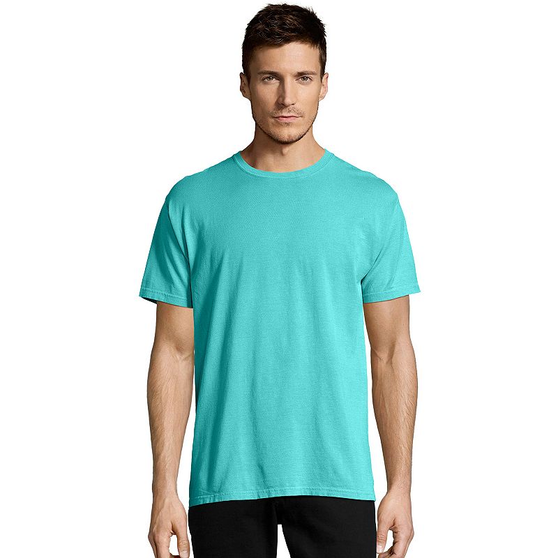 UPC 738994337191 product image for Men's Hanes® ComfortWash Garment-Dyed Tee, Size: XL, Green | upcitemdb.com