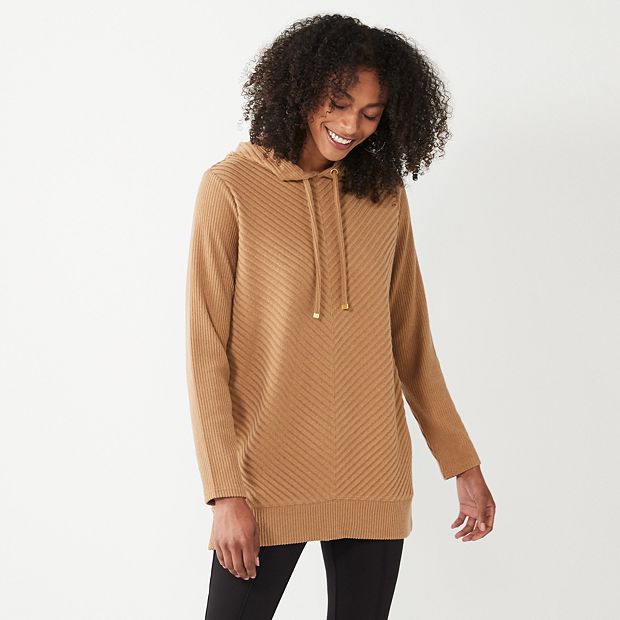 Women's Nine West Knit Tunic Hoodie
