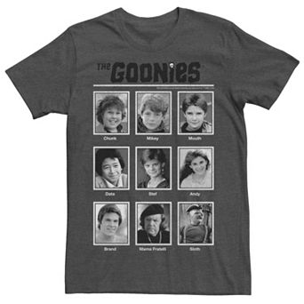 Men's The Goonies Character Photo Collage Tee