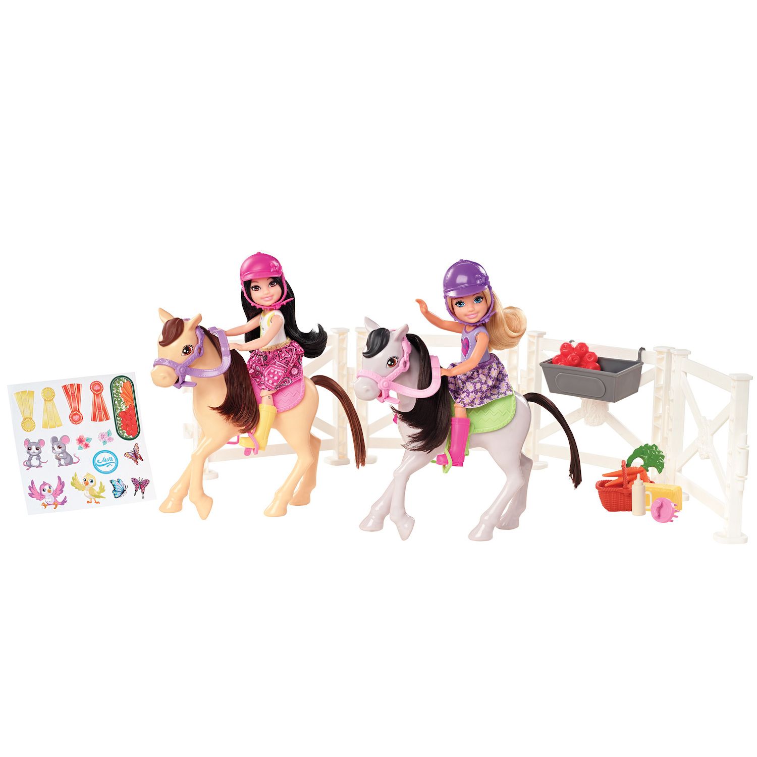 barbie pinktastic horse & dolls