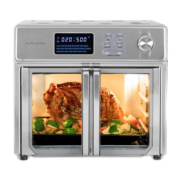 Kalorik Maxx® 26 Qt Digital Air Fryer Oven Grill, Stainless Steel 