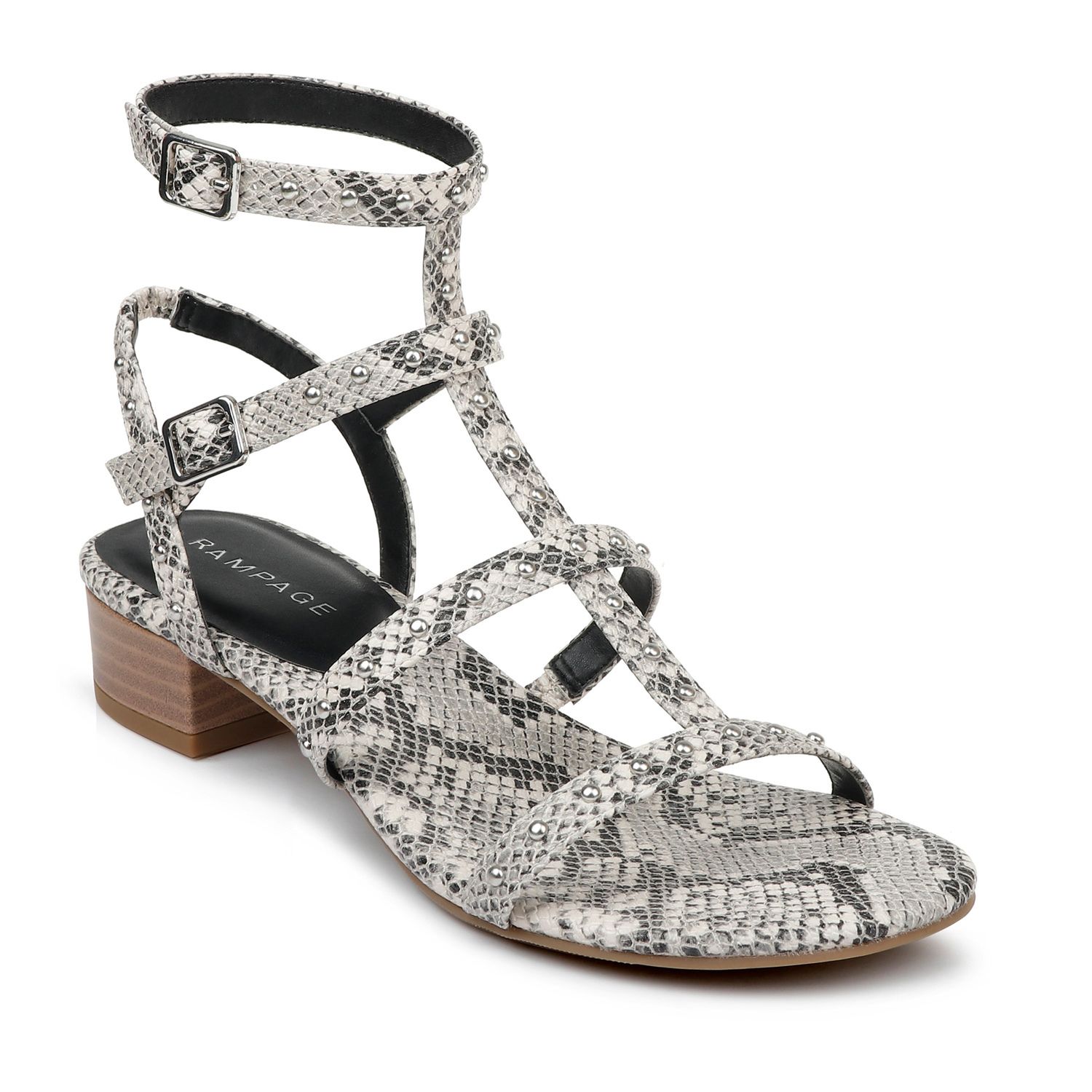 rampage white sandals
