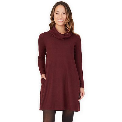 Petite Apt. 9 Cowlneck Swing Sweater Dress