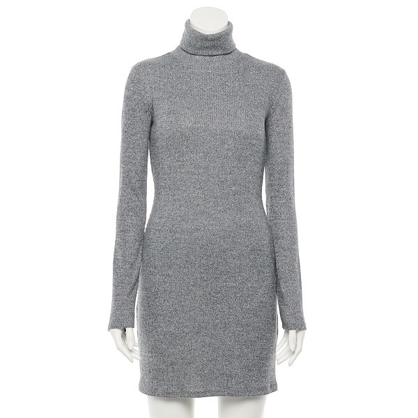 Juniors' SO® Cozy Turtleneck Bodycon Dress