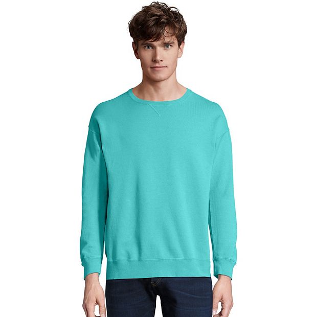 Hanes Unisex Garment Dyed Fleece Sweatshirt