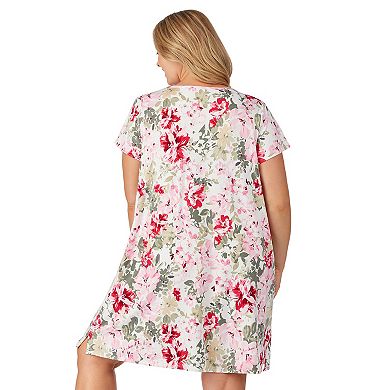 Plus Size Croft & Barrow® Henley Nightgown
