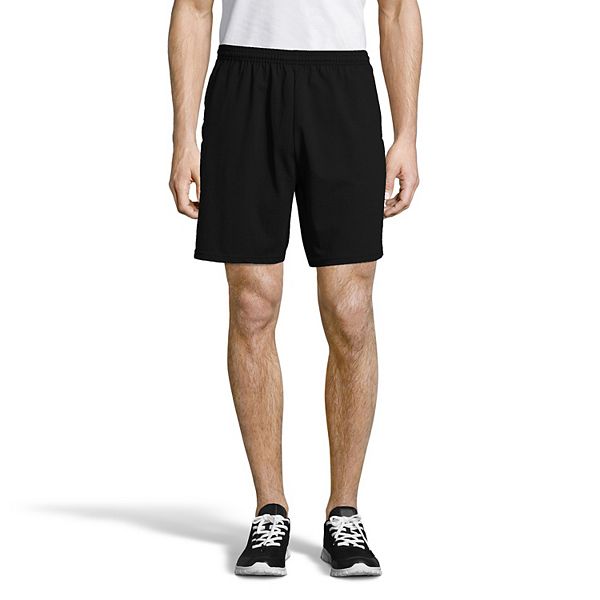 Men's Hanes® ComfortSoft Jersey Pocket Shorts - Black (S)