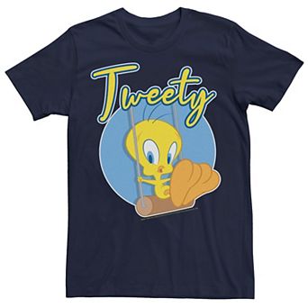 Men's Looney Tunes Tweety Swing Portrait Tee