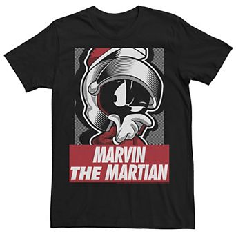 Men's Looney Tunes Marvin The Martian Graphic Poster Tee