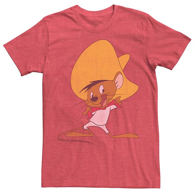 Men\'s Looney Tunes Speedy Gonzales Red Hue Portrait Tee | T-Shirts