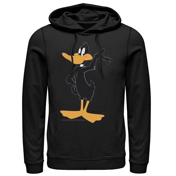 Daffy Duck Looney Men\'s Tunes Hoodie Simple Portrait