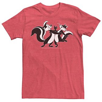 Men's Looney Tunes Pepe Le Pew & Penelope Portrait Tee