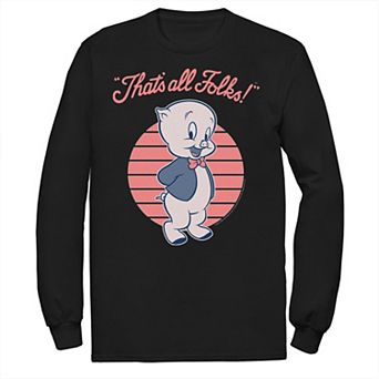 Men's Looney Tunes Porky Pig That's All Folks Tee