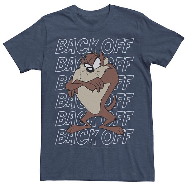 Men's Looney Tunes Taz Back Off Stack Portrait Tee