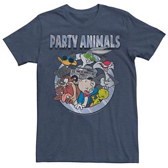 Men's Looney Tunes Group Shot Party Animals Tee